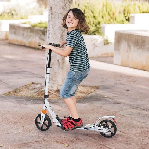 MADOG Kick Scooter for Kids Ages 6-12, Adjustable Height Handlebar and 8" Big Wheel Scooter for Stability in Kuwait