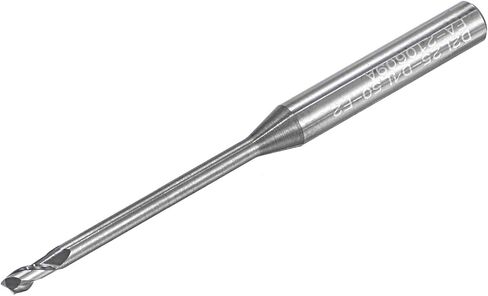 uxcell Square Nose End Mill, 1.5mm Solid Carbide Long Reach CNC Router Bits 2 Flutes Milling Cutter with Extended Neck, 18mm Cutting Length 4mm Shank in Saudi Arabia