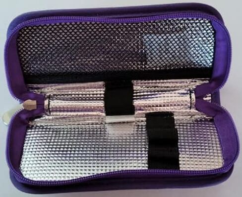 Diabetic Insulin Pen/Medication Cooler Case,for 1's Pen - w/2x Ice Packs -Small (Blue) in Saudi Arabia