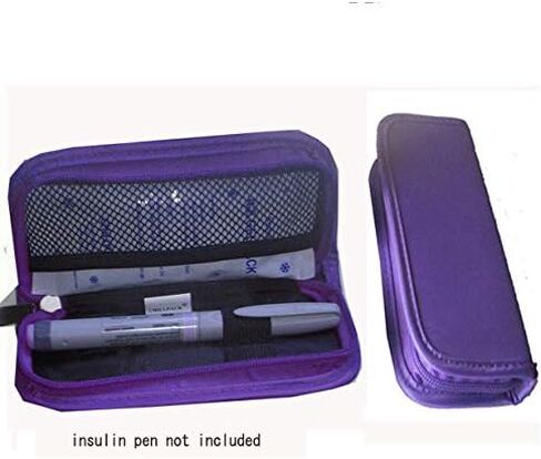 Diabetic Insulin Pen/Medication Cooler Case,for 1's Pen - w/2x Ice Packs -Small (Blue) in Saudi Arabia
