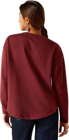 Ariat Women's Terry Henley Sweatshirt in Saudi Arabia