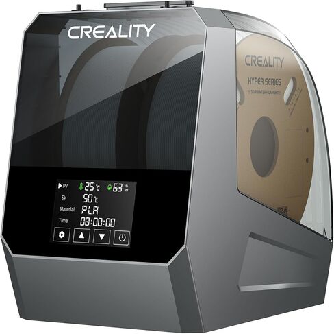 Creality Space Pi Filament Dryer Plus, 2 Spools 360° 110W PTC Hot-Air Heating 3D Printer Filament Dryer Box,3D Filament Dehydrator for 2KG 1.75/2.85mm 3D Filament One-Key Setting PLA PETG ABS TPU in Saudi Arabia