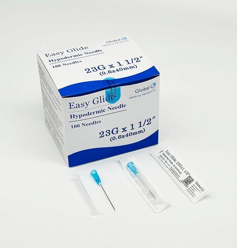 25G-1 بوصة (25 مم) مستلزمات التوزيع الصناعية بقفل Luer، عبوة من 100 قطعة، سهلة الانزلاق ومعبأة بشكل فردي in Kuwait