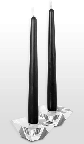 Hyoola Tall Taper Candles - 10 Inch White Unscented Dripless Taper Candles - 8 Hour Burn Time - 4 Pack in Saudi Arabia