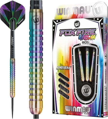 Winmau Foxfire Urban Professional Tungsten Darts Set with Flights and Stems (Shafts) in Saudi Arabia