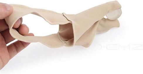 Bunion Corrector, Double Toe Separators, Relieve Toe Friction Bunion Pain, Ball of Foot Cushion Toe Spacers Straightener Splint, for Hallux Valgus Overlapping Toes Straightener Sleeves Socks (S) in Saudi Arabia