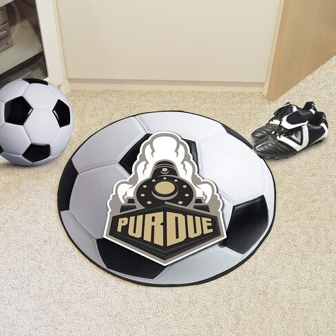 FANMATS 1078 Purdue Boilermakers Starter Mat Accent Rug - 19in. x 30in. | Sports Fan Home Decor Rug and Tailgating Mat - Train Secondary Logo in Saudi Arabia
