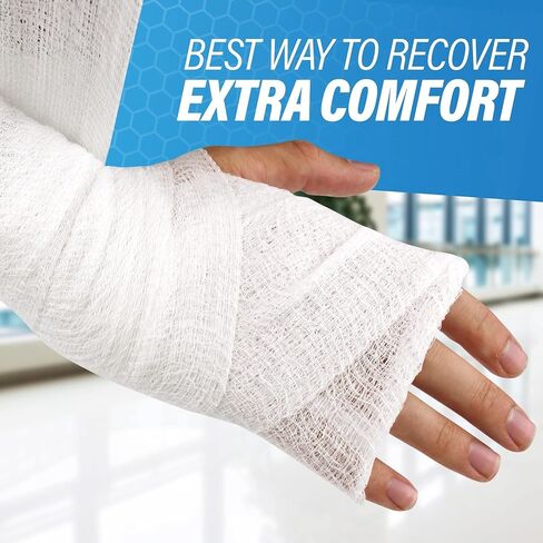 Cotton Gauze Roll-kerlix Gauze Bandage Rolls -24 Rolls -STERILE - 4 Inches X 12 feet -Extra Absorbency - Medical Gauze Bandage -6 ply - Latex Free -Each roll Individual Wrapped-Hospital Grade Quality in Saudi Arabia