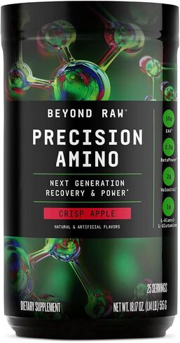 BEYOND RAW Precision Amino | Recovery & Power Amino Acid Formula | Fuel Muscles | Enhance Hydration | Crisp Apple | 25 Servings in Saudi Arabia