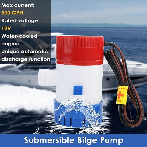 Amarine Made Boat Marine Plumbing Electric Bilge Pumps 12v in Saudi Arabia