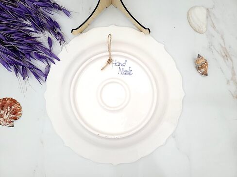 Turkish Decorative Plate Handmade Ceramic Ornament for Home Wall Decor-9.84" in Kuwait