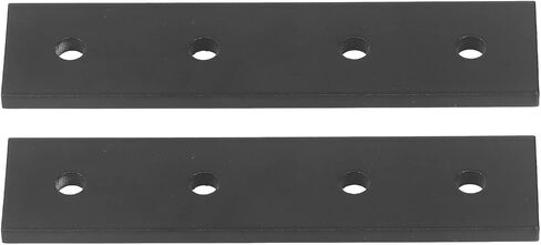 Eujgoov 2PCS 4 Hole Connecting Plate Aluminum Alloy Flat Plates Heavy Duty Mending Plate Straight Corner Brace Brackets Connector Furniture Repair Fixing Joint (4040) in Saudi Arabia