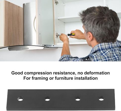Eujgoov 2PCS 4 Hole Connecting Plate Aluminum Alloy Flat Plates Heavy Duty Mending Plate Straight Corner Brace Brackets Connector Furniture Repair Fixing Joint (4040) in Saudi Arabia