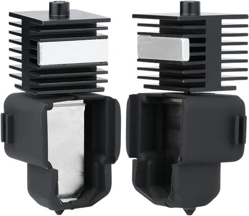 Upgrade A1 Hotend Print Head High Temperature Hardened Steel Nozzle Hot End w/ 2X Silicone Cover Sock Compatible with BambuLab A1, A1 Mini 3D Printer Extruder Replacement Accessories (0.4mm) in Saudi Arabia