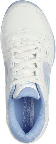 Skechers Women's Viper Court Smash (White/Aqua, 6) in Saudi Arabia