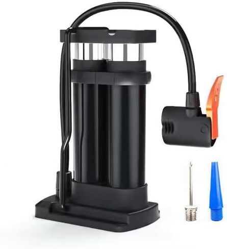 Foot Twin Cylinder Air Pump, Bike Floor Pumps, Air Pump for Ball, for Bicycle Motorbike & Inflatable Bed Pillow & Swimming Items in Saudi Arabia