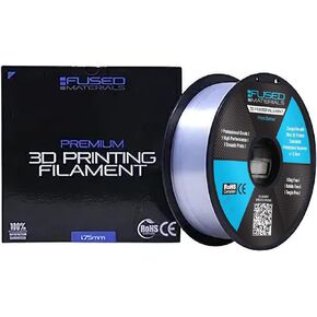Transparent PC+ 3D Printer Filament - 1kg Spool, 1.75mm, Dimensional Accuracy +/- 0.03 mm, (Trans PC Plus)