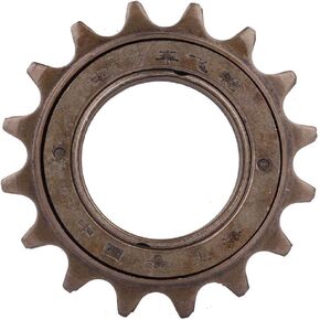 Keenso Freewheel Bike, 16 Teeth Bike Freewheel Cassette Sprocket Onespeed 16T Replacement Accessory