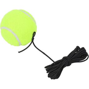 Tennis Training Ball with String, Tennis Trainer Self Practice Trainer Tool with 4M Elastic Rubber String, Tennis Ball Training Equipment for Tennis Trainer Single Practice Exercise for Beginners