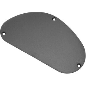 Guitar Back Plate, Electric Guitar Bass Back Cover Plastic Cavity Plate Instrument Accessory Replacement Kidney Shape Cavity Cover Backplate (Black)