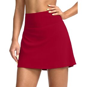 G Gradual Women's Tennis Skirt High Waisted Golf Skirts Athletic Skorts for Woman Workout Pickleball with Shorts Pockets