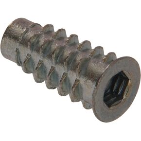 57112 1/4-20 x 0.512-Inch Flange Insert Nut Hex Drive, 12-Pack