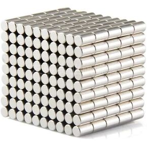 100 Pieces 3x5mm Small Fridge Magnets for Crafts Refrigerator Whiteboard Kitchen Office Magnet