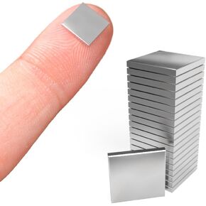 Magnetize-It! F10x10x1mm - Neodymium Rectangle Magnets - 20 Pack - Rare Earth Magnets, Fridge Magnets, Refrigerator Magnets, for Crafts, Office Magnets, Extra Strong Magnets