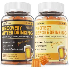 الراحة والتعافي، فيتامين العافية قبل ما بعد الاحتفال لاستقلاب الكحول، الشعور بالتحسن بعد الشرب والنوم | شوك الحليب، الكركم، المنحل بالكهرباء | بعد قبل مساعدة الكحول لدعم الكبد in Kuwait