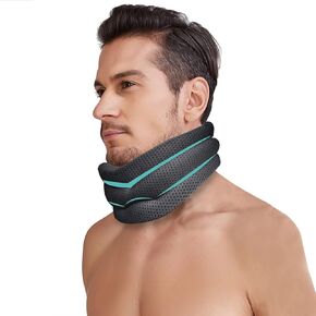 BingboPro® Neck Brace for Neck Pain and Support, Adjustable Soft Foam Cervical Collar Neck Support Brace for Sleeping, Pain Relief, Neck Stabilizer Neck Collar Cervical for Men Women