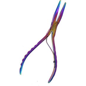 Fish Bone Pliers/Tweezers Stainless Steel Curved With Non-Slip Grip