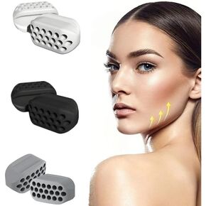 6Pcs Jaw Exerciser Set for Men & Women, 3 Resistance Levels Silicone Jawline Exerciser Jaw Trainer Strengthener Jawline Shaper in Application Process Jaw Trainer Silicone Face Chew BPA Free