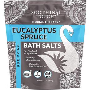 Soothing Touch W67369ES32 Bath Salts Eucalyptus Spruce, 32-Ounce