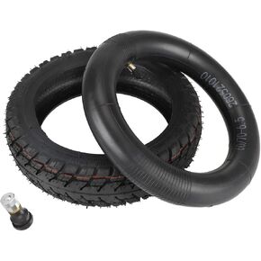 60/70-6.5 10-inch Rubber Explosion-proof Tubeless Tire + 10″ inner Tube Replace for Segway Ninebot Max/Max G30LP G30 G30E Electric Kick Scooter Wheel Parts