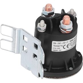 Oil Pump DC Contactor Metal Alloy ABS High Sensitive Stable 684 2461 212 17 Electric Forklift Contactor Replacemant for TROMBETTA Forklift DC24V 150A