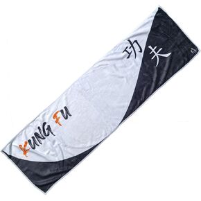 TAO Sport Towel Lightweight Cotton and Microfiber Towel Ultra Absorbent Men and Women Towel (Aikido)