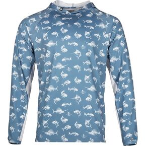 Salt Life Men's Fish N Bones Lightweight Performance Hoodie