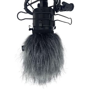 Deadcat Windshield Muff For AT2020 Pop Filter Headset Windscreen Mic Foam Covers For AT2020+ AT2035 AT4040 (Grey)