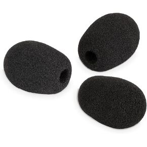 LEFXMOPHY Mic Windscreen for HyperX Cloud Revolver/Cloud Stinger Core/Cloud Flight/Flight S/Cloud III/Cloud Stinger 2 Core Pop Filter Microphone Foam 3-Pack Cover