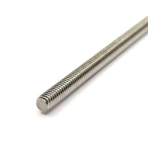 Fully Threaded Rod Stud M4x400mm Thread Pitch 0.7mm 304 Stainless Steel Bar Studs Rods for Anchor Bolts, Clamps, Hangers, U-Bolts, 5 Pcs
