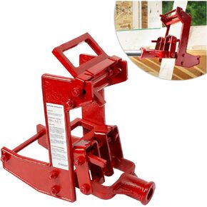 Heavy-Duty Malleable Casting Iron Wall Jack for Lifting Wall Beams Decks and More with Capacity of Lifting 1,000 lbs, Red, Pack of 1