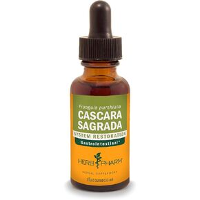 Herb Pharm Cascara Sagrada Liquid Extract for Digestive Support - 1 Ounce