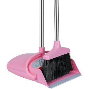 Broom and Dustpan Combo Set(Pink)
