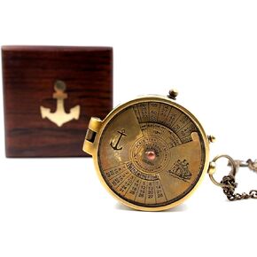 Pocket Compass, Camping Travelling Equipment, Boat Compass, Engraved Brass Compass, Home Decor, Gifts for Kids Children Teen Family, Nautical Navy Compass