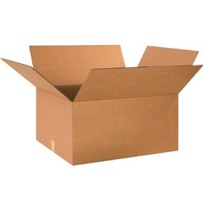BOX USA 24x20x12 Corrugated Boxes, Large, 24L x 20W x 12H, Pack of 10 | Shipping, Packaging, Moving, Storage Box for Home or Business, Strong Wholesale Bulk Boxes