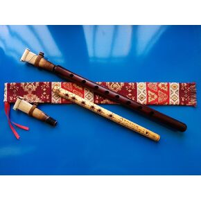 ARMENIAN DUDUK PRO from Apricot Wood, 2 Professional Reeds, National Case, Playing Instruction and Bamboo Flute