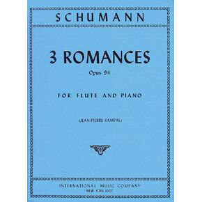 3 Romances Opus 94 for Flute and Piano