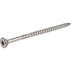 Power Pro 48624 Wood Screws, #10 x 3-1/2", Premium Stainless Marine Screws, Rust Resistant , Stainless Steel, 1lb Box, 56 pcs