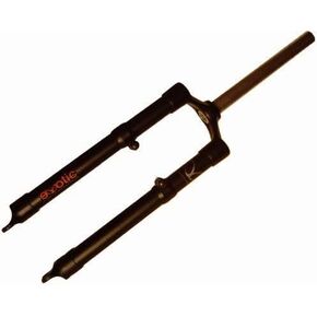 Exotic Light Weight Rigid Alu MTB Fork, Disc & V Brakes, 44.5cm for 26in Wheel