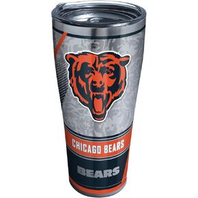 Tervis Triple Walled NFL Chicago Bears Insulated Tumbler Cup Keeps Drinks Cold & Hot, 20oz - Stainless Steel, Edge